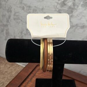 Nicole Miller New Your Bangle Bracelet Set - NWT